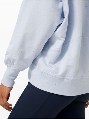 lululemon athletica Speckled Pale Blue Pullover Sweatshirt